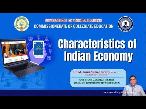Characteristics of Indian Economy