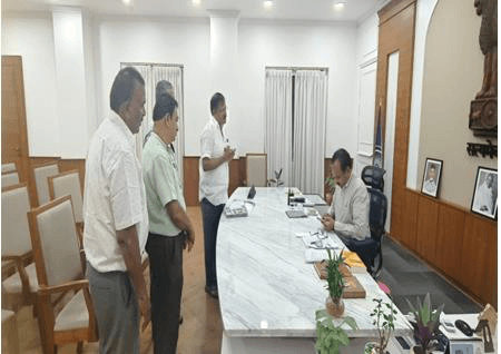 Mana Charitha Book Release — District Collector