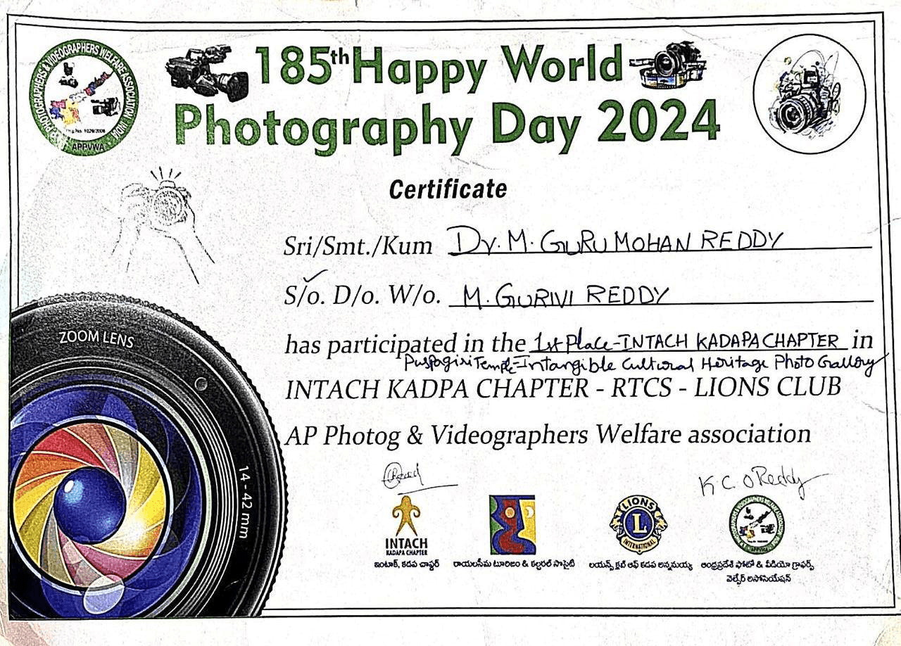 Best Performance Award — World Photography Day