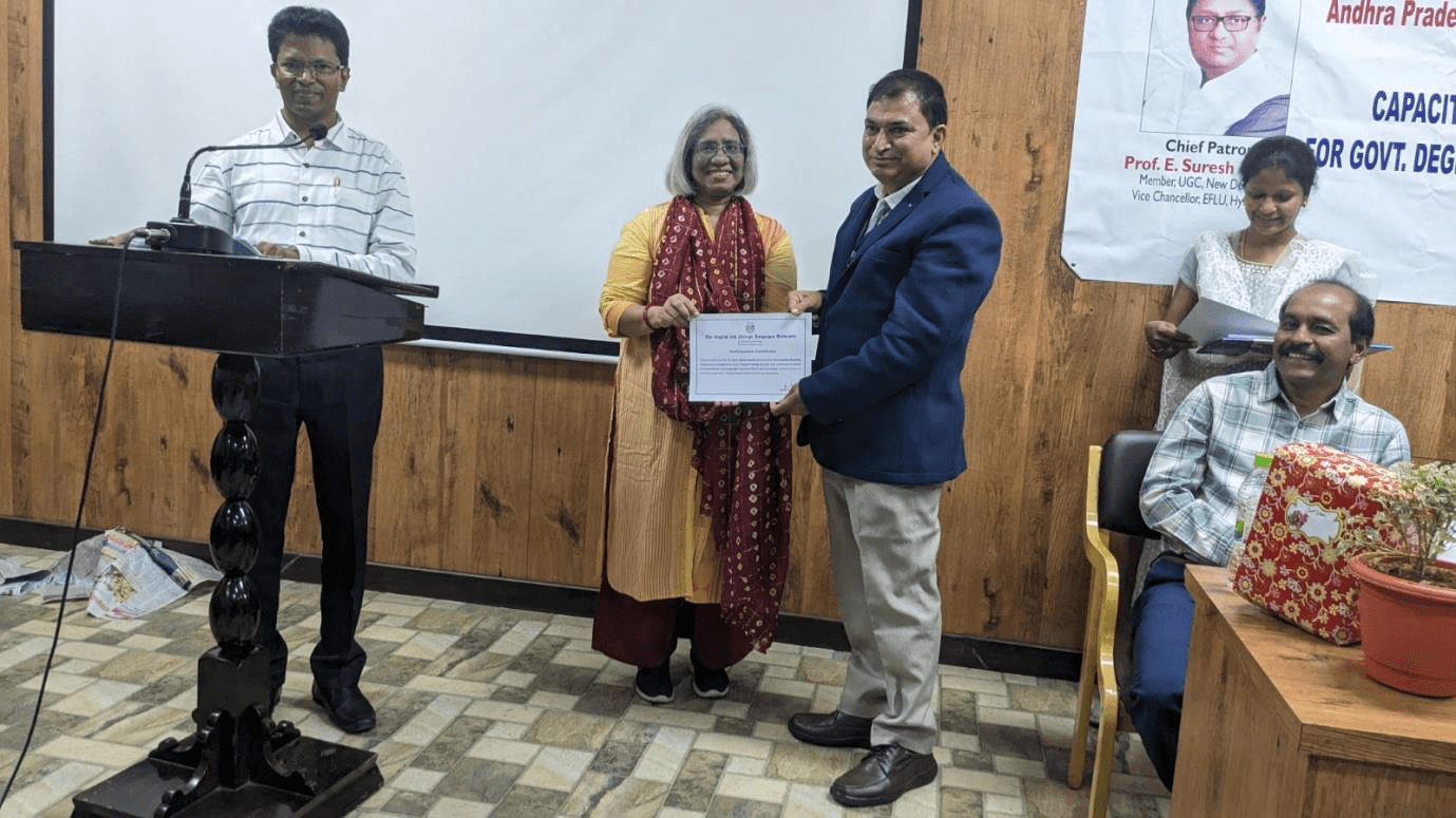 Capacity Building — EFL University, Hyderabad