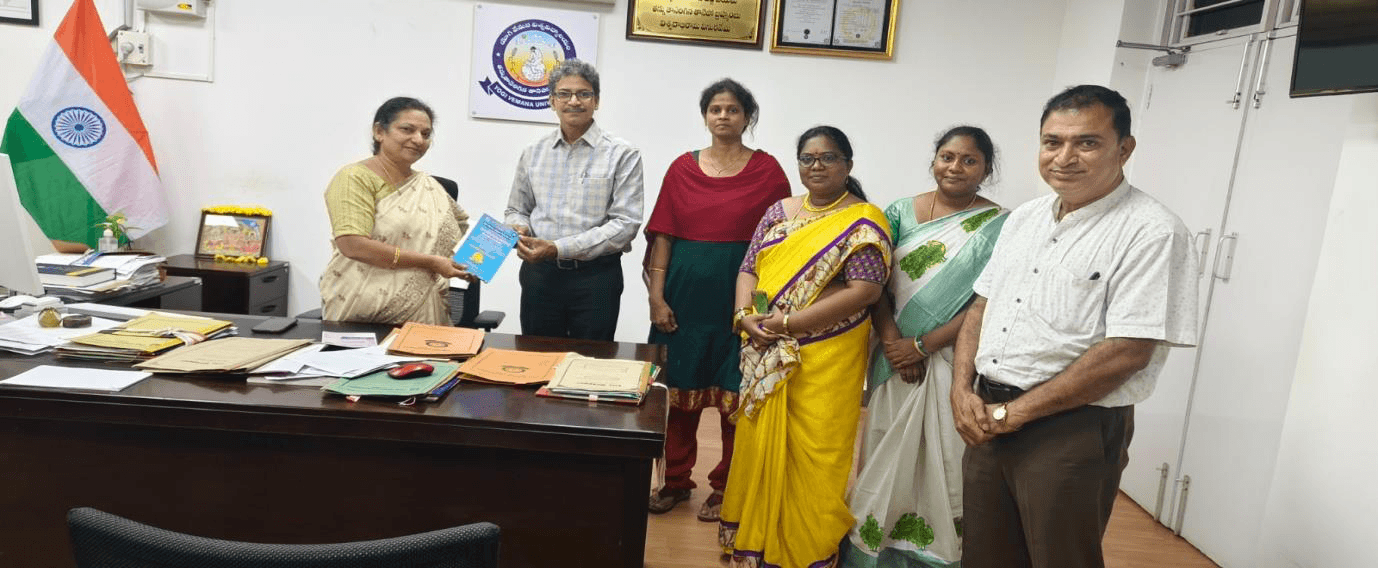 Mana Charitha Book — YVU Vice-Chancellor